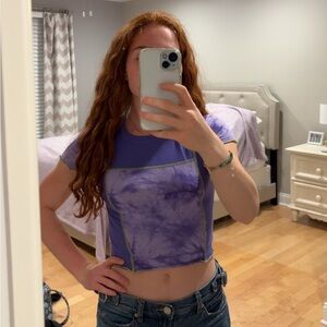 Zumiez Purple Cropped Tee